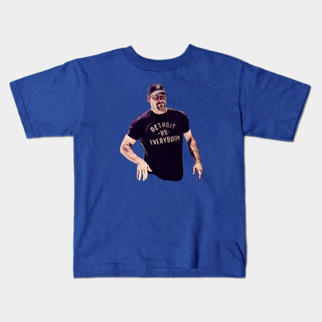 Coach Dan Campbell Kids T-Shirt by Colonel JD McShiteBurger